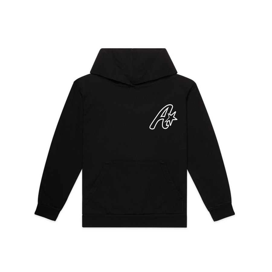 White puff print ALLSTARR Hoodie