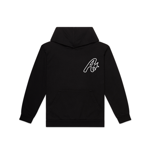 White puff print ALLSTARR Hoodie