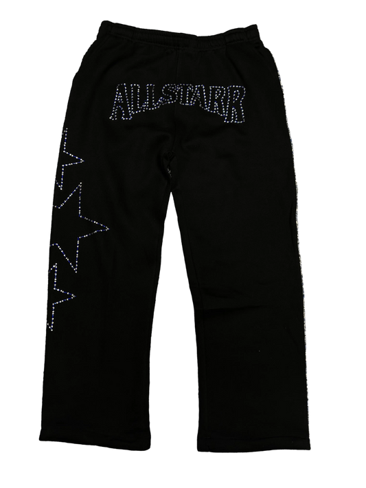 ALLSTARR TWOTONE CRYSTALS SWEATS Blue Crystals