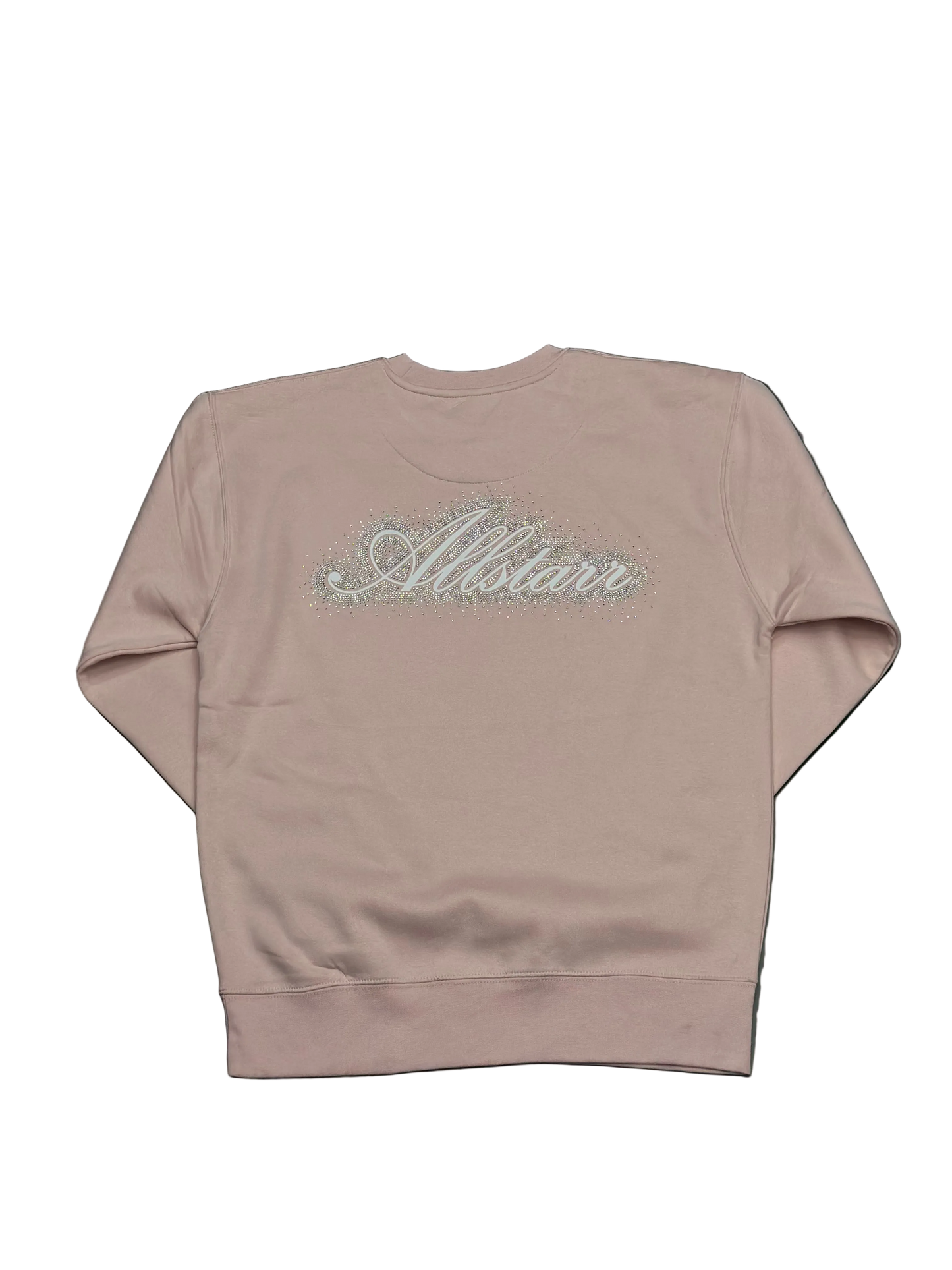 ALLSTARR cursive PINK (crewneck)