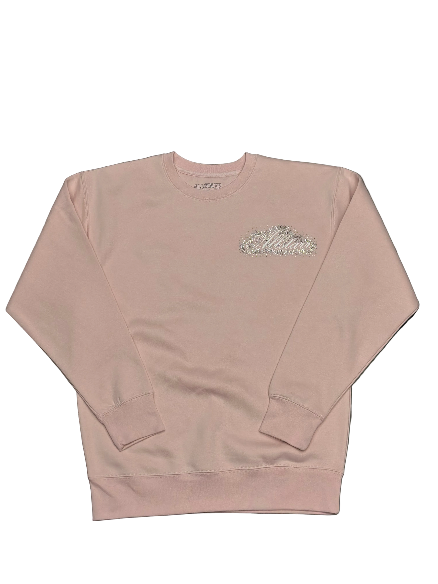 ALLSTARR cursive PINK (crewneck)